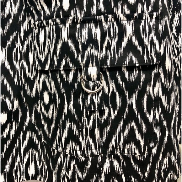 🚦Studio Works Anorak Black Aztec Pattern Jacket - Picture 5 of 13